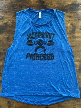 Bella Canvas Blue Speckled Jersey Top